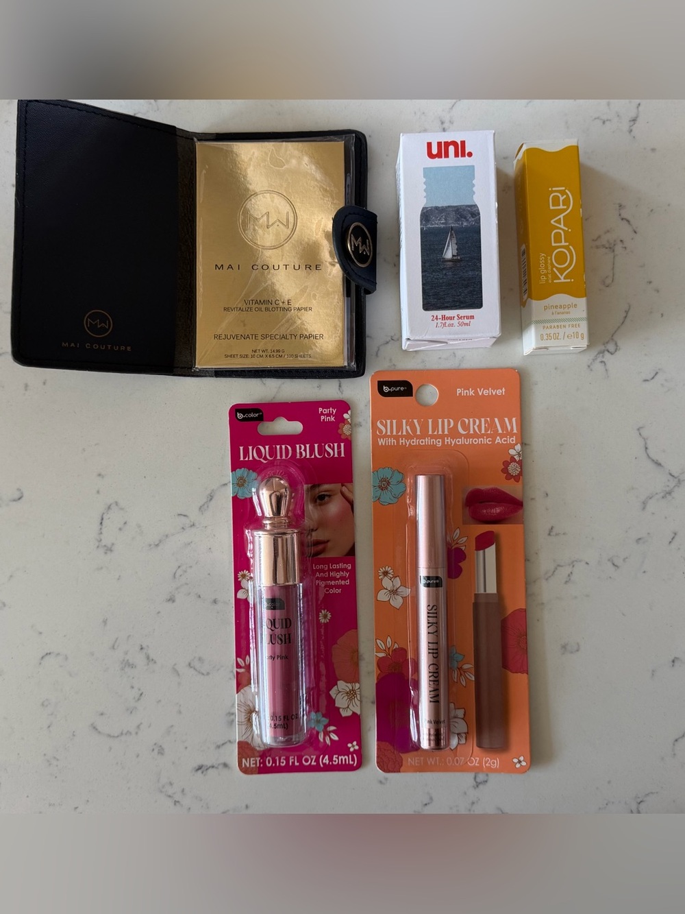 Assorted beauty bundle - Kopari, Uni, BPure, Mai Couture